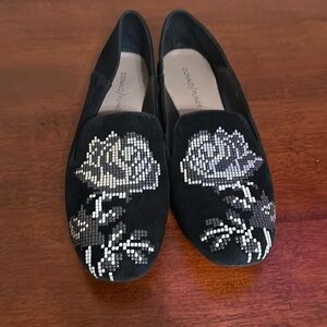 Donald J Pliner Suede Flats